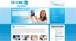 Desktop Screenshot of dentalcourses.co.uk